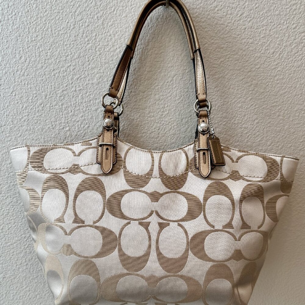 Sateen Tote by Coach